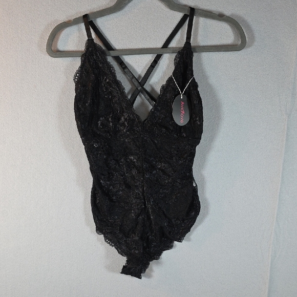 Avid Love Other - Black Lace Chemise by Avidlove Size Small NWT